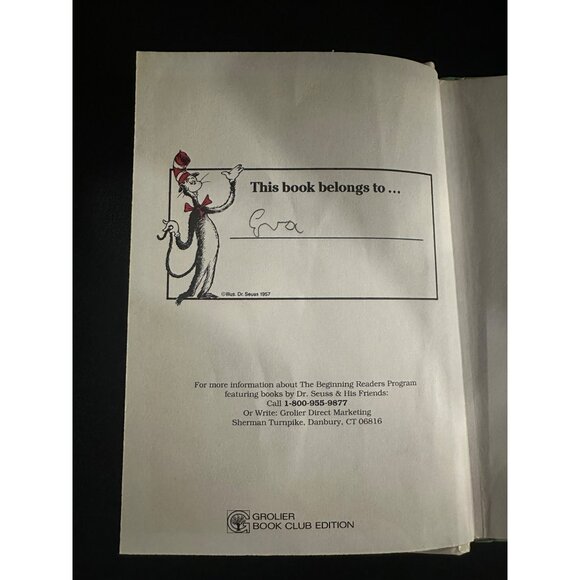 Dr. Seuss 4 Book bundle vintage cat in the hat foot book and children’s books - Picture 4 of 16